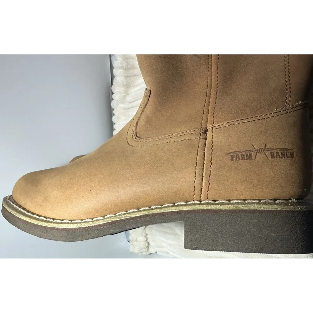 Georgia Boot Carbo-Tec Wellington Farm Ranch Pull-On Boots G5814 Men's Size 11D
